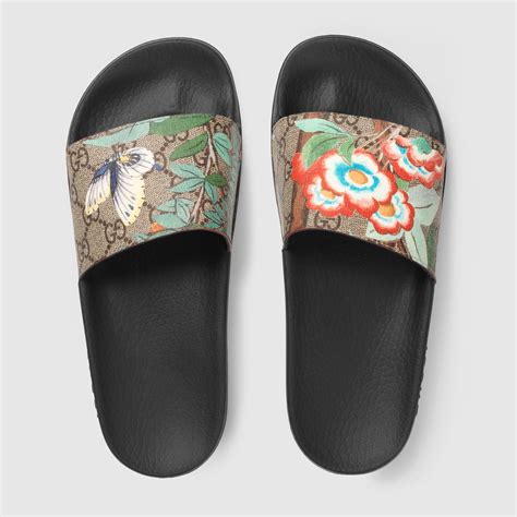 gucci tian slides replica|Gucci slides counterfeit.